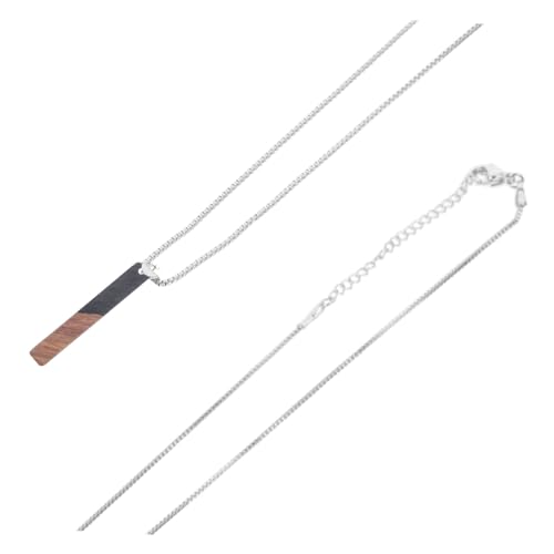 Toyvian Rechteckige Resin Anhänger Halskette Geometrischer Design Langlebiges Material Verarbeitung Modisches Schmuckstück für Damen als zu Geburtstagen und Besonderen Anlässen von Toyvian