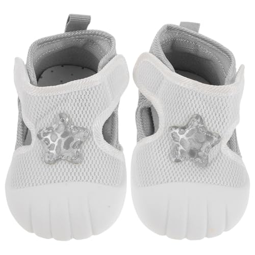 Toyvian Sandalen Sommer Mesh Schuhe für Jungen Mädchen Flexible Rutschfeste Lauflernschuhe mit Weicher Sohle für Junge Mädchen Erste Schritte Atmungsaktiv und Komfortabel von Toyvian