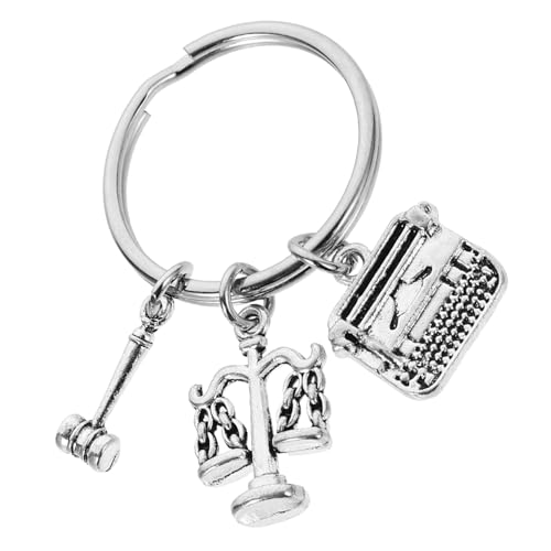 Toyvian Schlüsselanhänger Für Justizanwälte Schmuck Der Waage Anwalt-schlüsselanhänger Richter - Zum Ruhestand Charme Empfindlich Legierung von Toyvian