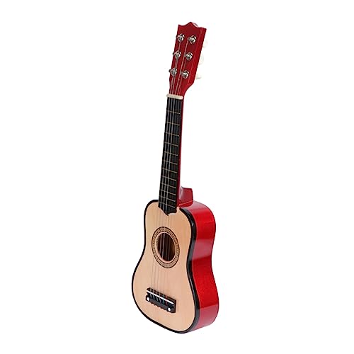 Toyvian Schülergitarre Kinderspielzeug für Mädchen Kindergitarre Musikinstrumente Spielzeuge Spielzeug für Babys Gitarre für Anfänger akustische Gitarre Ballade Ukulele Geschenk Reisen von Toyvian