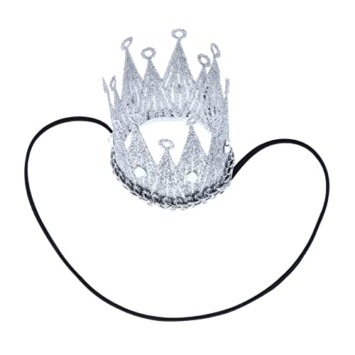 Toyvian Spitze Krone Haarspange Baby Haarband Säuglingshaarband Baby Diademe Und Kronen Baby Mädchen Tiara Haarspange Für Kinder Baby-stirnband Krawatte Kleine Stoff Weiche Kopfbedeckung von Toyvian