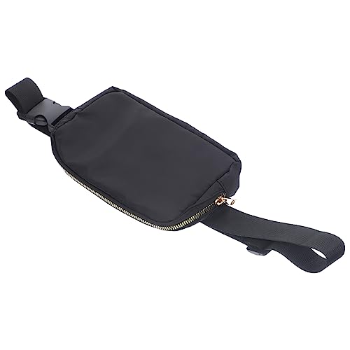Toyvian Sport Bauchtasche Beutel Sporttasche für Frauen Taille Tasche Gürtel Fanny Frauentasche modische Bauchtasche Hüfttasche für -Tailentasche Damen Hüfttasche Nylon Schwarz von Toyvian