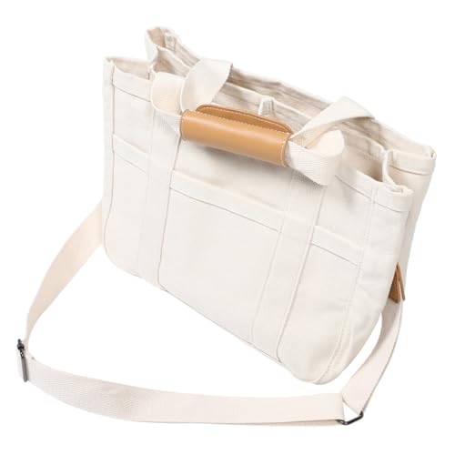 Toyvian Stylische Canvas Tote Bag mit Großem Fassungsvermögen Multifunktionale Schultertasche für Frauen Robuste und Pflegeleichte Umhängetasche für Schule und Alltag von Toyvian