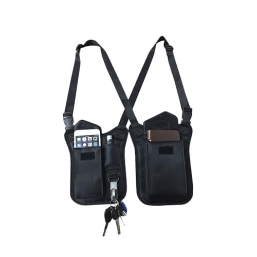 Toyvian Taktische Nylon Unterarmtasche Versteckte Diebstahl Schultertasche Verstellbar Atmungsaktiv Für Herren Damen Alltag Reisen von Toyvian