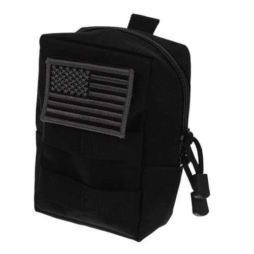 Toyvian Taktische wasserdichte Hüfttasche für Männer und Frauen Kompakte Umhängetasche für Outdoor Aktivitäten Joggen Radfahren Camping und Reisen Leichter Gurtbeutel mit von Toyvian