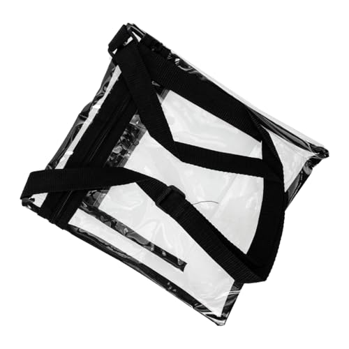 Toyvian Transparente Crossbody Tasche aus Leichtem Strapazierfähigem PVC mit Verstellbarem Schultergurt Geeignet für Stadionveranstaltungen Outdoor und Alltag Praktische Innentasche für von Toyvian
