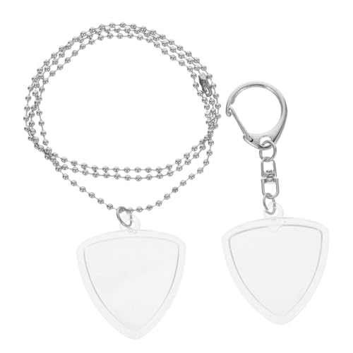 Toyvian Transparenter Gitarrenplektrum Halter Schlüsselanhänger mit Anhänger Tragbare Aufbewahrungsbox für Akustik Langlebiger Pick Organizer für Musiker Toyvian Transparenter Gitarrenplektrum Halter Schlüsselanhänger mit Anhänger Tragbare Aufbewahrungsbox für Akustik Langlebiger Pick Organizer für Musiker von Toyvian