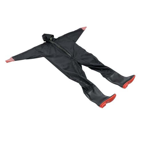 Toyvian Wasserdichter Fishing Suit Wathose mit Rutschfester PVC Sohle Doppellagigem Schutz und Elastischen Bündchen Atmungsaktiv und Kältebeständig für Herren und Damen Beim Angeln und von Toyvian