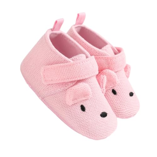 Toyvian Weiche Rutschfeste Schühchen mit Flexiblem Strapazierfähigem Material Leichtes Innen Laufschuh für Jungen und Mädchen Atmungsaktiv und Hautfreundlich Rosa von Toyvian
