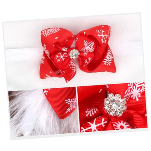 Toyvian haarschmuck Haarbänder Baby-Weihnachts-Stirnband Bowknot-Stirnband für Kinder Baby Mädchen Weihnachten Stirnband Baby Mädchen Bowknot Stirnband Krawatte von Toyvian