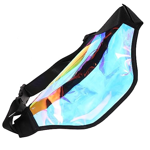 Toyvian wasserdichte Bauchtasche Damen PVC Sportliche Hüfttasche Vielseitig Tragbar für Reisen Joggen Alltag Kleine Fanny Pack zur Aufbewahrung von Handy Schlüssel Karten Kosmetik von Toyvian