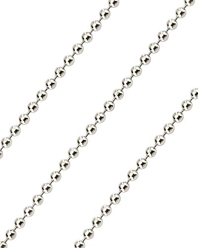 Kugelkette 925 Sterling Silber rhodiniert 45 cm 1,2 mm von Tozman & Lenz Edelmetalle und Schmuck