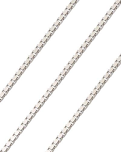 Veneziakette 925 Sterling Silber rhodiniert 42 cm 1,0 mm von Tozman & Lenz Edelmetalle und Schmuck