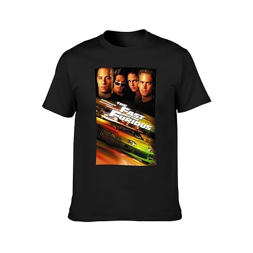 Fast and Furious Pullover top Men T-Shirt Slim Fit tie dye Painting T-Shirt Black XXL von TqaSerHqs