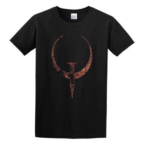 Quake Logo Symbol Video Game Shooter T-Shirt Black XL von TqaSerHqs