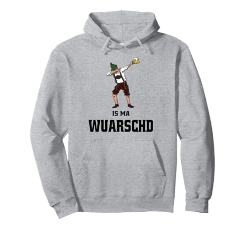 Wuarschd Wurst Egal Weißwurst Sprüche Bayrisch Herren Männer Pullover Hoodie von Tracht Boarisch Weißwurscht lustig Bayerisch Fun