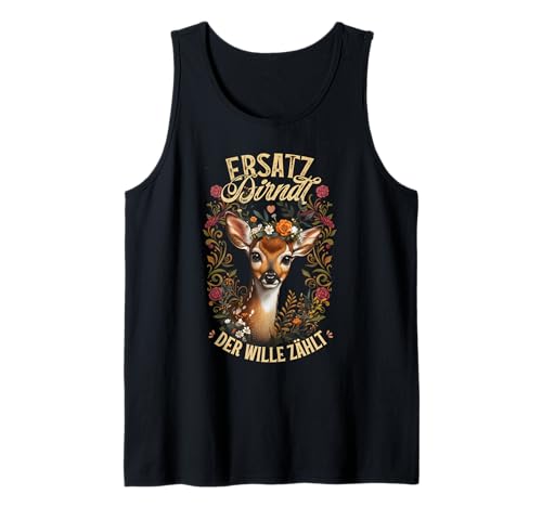 Ersatz Dirndl – Der Wille Zählt Damen Oktoberfest Tank Top Ersatz Dirndl – Der Wille Zählt Damen Oktoberfest Tank Top von Tracht Damen Dirndlersatz Passend für Oktoberfest