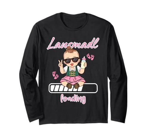 Schwanger Dirndl Ersatz Outfit - Lausmadl Loading -Volksfest Langarmshirt Schwanger Dirndl Ersatz Outfit - Lausmadl Loading -Volksfest Langarmshirt von Tracht Schwangerschaft mit lustigem Baby Motiv
