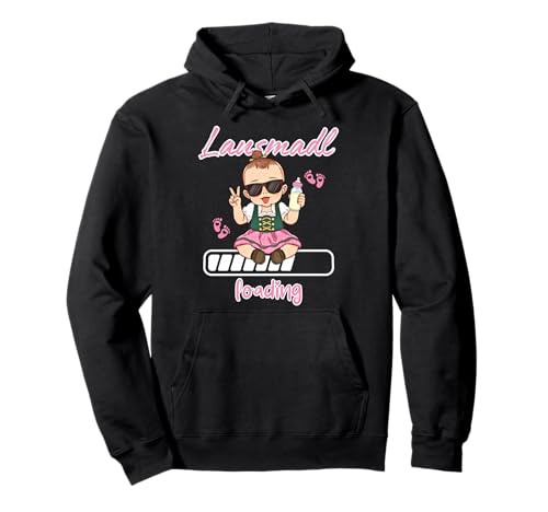 Schwanger Dirndl Ersatz Outfit - Lausmadl Loading -Volksfest Pullover Hoodie Schwanger Dirndl Ersatz Outfit - Lausmadl Loading -Volksfest Pullover Hoodie von Tracht Schwangerschaft mit lustigem Baby Motiv