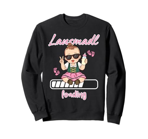 Schwanger Dirndl Ersatz Outfit - Lausmadl Loading -Volksfest Sweatshirt Schwanger Dirndl Ersatz Outfit - Lausmadl Loading -Volksfest Sweatshirt von Tracht Schwangerschaft mit lustigem Baby Motiv