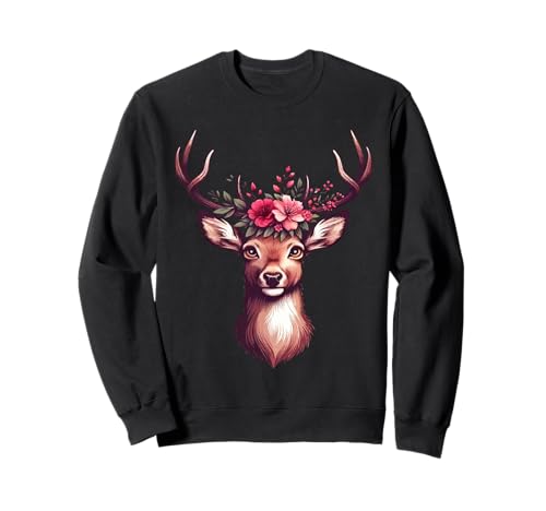 Trachten Damen Tracht Passend für Oktoberfest lustig Sweatshirt Trachten Damen Tracht Passend für Oktoberfest lustig Sweatshirt von Trachten Damen als Ersatz Dirndl Hirsch