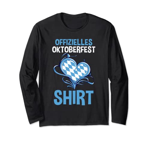 Trachten Oktoberfest Dirndl Langarmshirt von Trachten Dirndl Lederhosen Bayern Geschenk