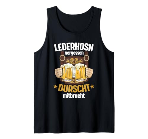 Geeignet für Oktoberfest Herren-Trachtentrachten Tank Top von Trachten Herren Lederhose Lustiger Oktoberfest