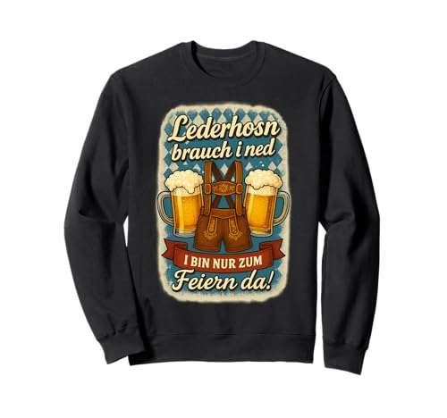 Trachtenshirt Herren Trachten Passend für Oktoberfest 2025 Sweatshirt von Trachten Herren Trachten Oktoberfest 2025