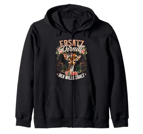 Herzmadl REH Trachten Look passend für Oktoberfest Damen Kapuzenjacke von Trachten Herzmadl Oktoberfest Kollektion