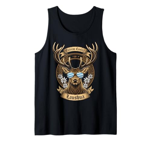 Extrem Cooler Lausbua Hirsch Kinder Trachten Tank Top Extrem Cooler Lausbua Hirsch Kinder Trachten Tank Top von Trachten Hirsch Lausbua Kinder Oktoberfest Marke