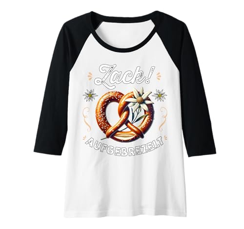 Damen Passend für Oktoberfest T-Shirt Damen Trachtenshirt Trachten Raglan von Trachten T-Shirt Damen Trachtenshirt statt Dirndl