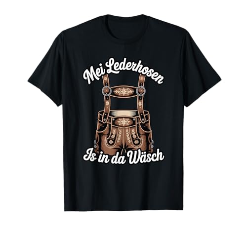 Lustiges Herren Ersatz Lederhosen Tracht Trachten T-Shirt Lustiges Herren Ersatz Lederhosen Tracht Trachten T-Shirt von Trachten im Oktoberfest Bayern Stil