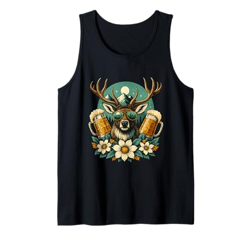 Trachtenshirt Herren Hirsch Volksfest Trachten Oktoberfest Tank Top Trachtenshirt Herren Hirsch Volksfest Trachten Oktoberfest Tank Top von Trachten tshirt I Trachtenshirt Bayern Österreich