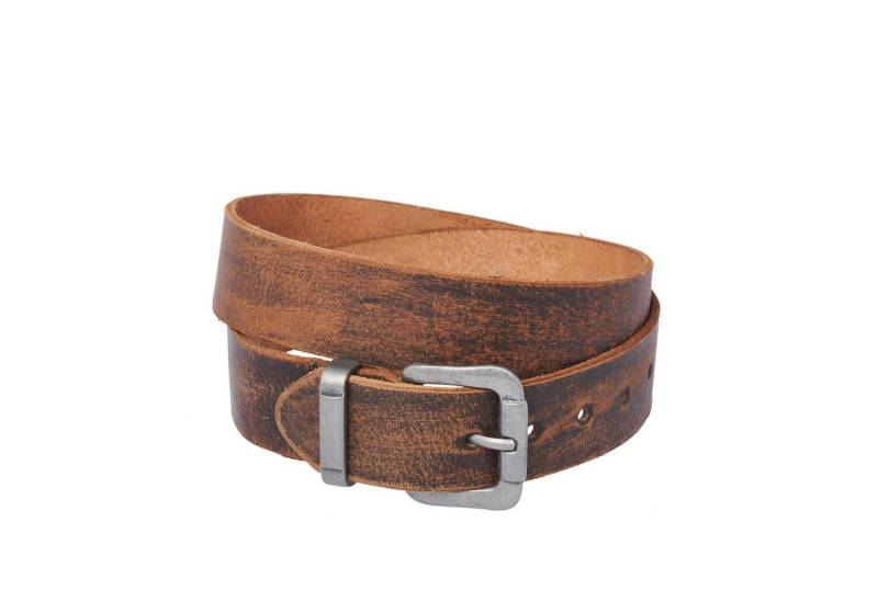 Trachtenkult Ledergürtel Gürtel in dunkelbraun von Trachtenkult