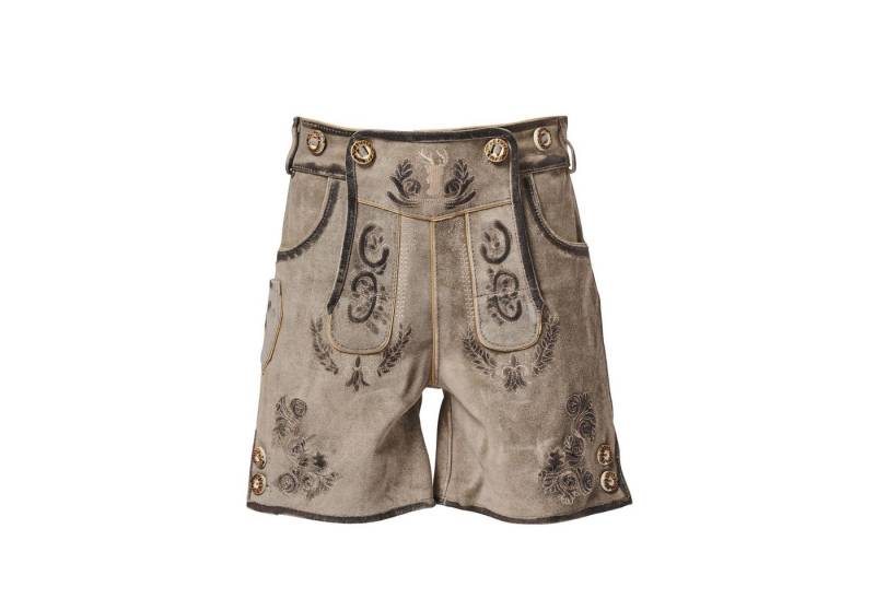 Trachtenkult Trachtenlederhose Kurze Lederhose Sepp für Jungs von Trachtenkult