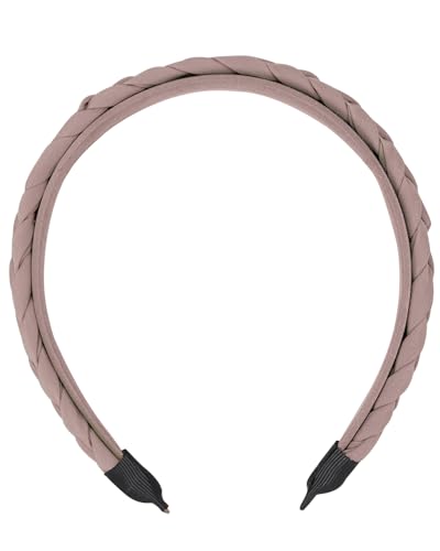 Haarreif "Rabea" mit Flechtzopf | Steingrau von Trachtenland