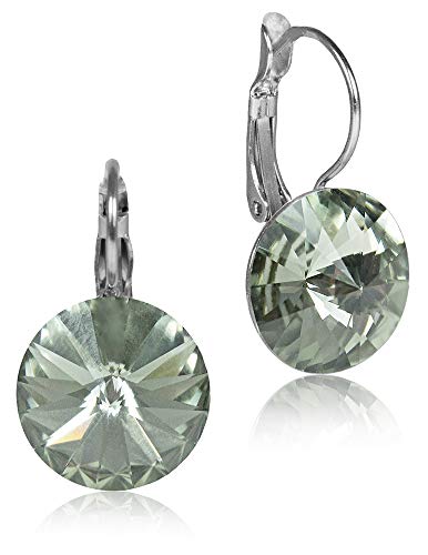 LUISIA® Rivoli Ohrringe mit 14mm Kristallen von Swarovski® - Elegante Strass Ohrhänger in funkelnder Farbvielfalt - Lieferung mit Geschenkbox von Trachtenland