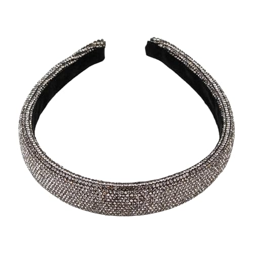 Strass Haarreif für Damen | Haarschmuck für Hochzeit, Party & Alltag (Rosa, Einheitsgröße) von Trachtenland