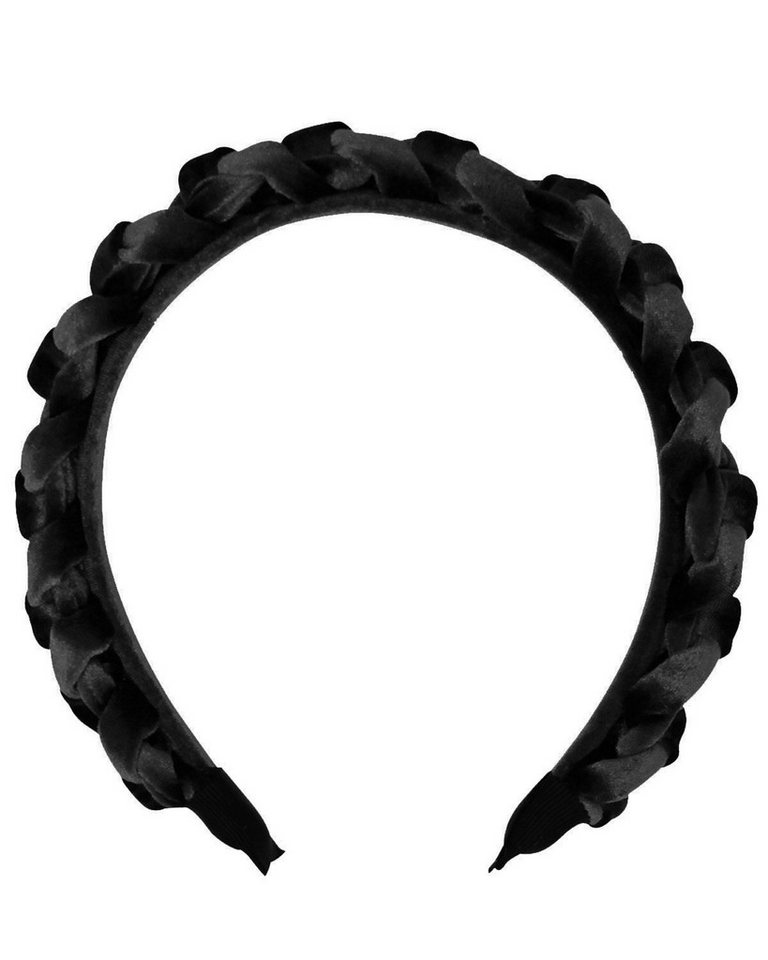 Trachtenland Haarreif Haarreif "Aneta" in Samtoptik Geflochten von Trachtenland