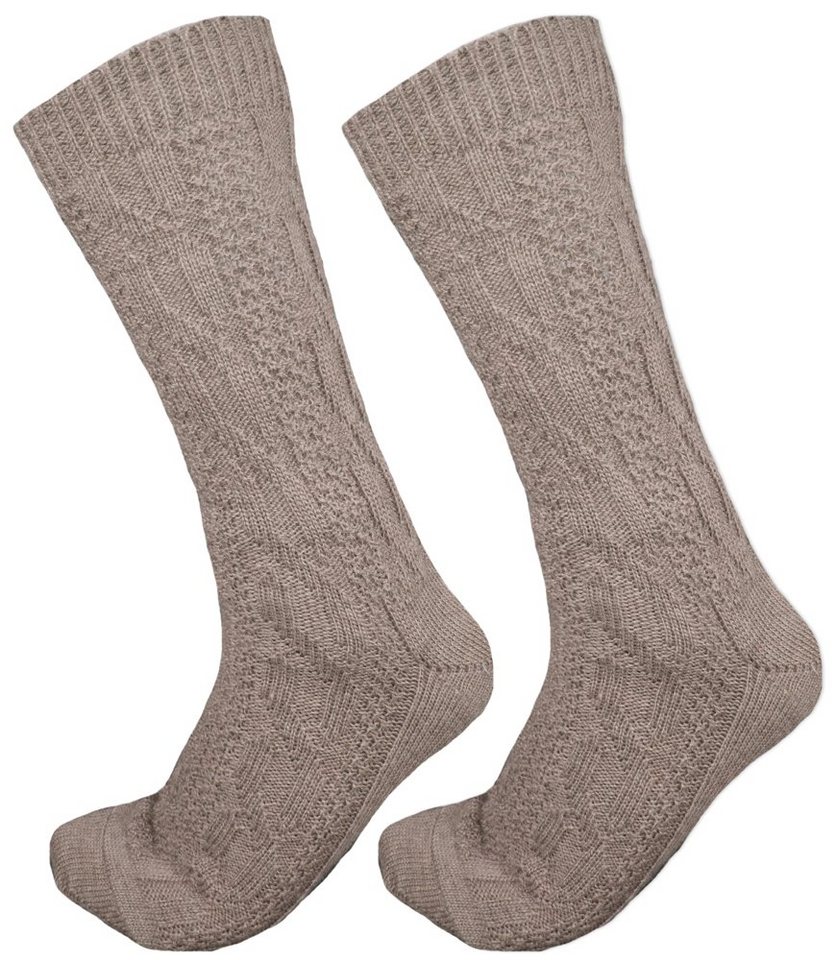 Trachtenland Socken Kurze Trachtensocken Robin - Braun von Trachtenland