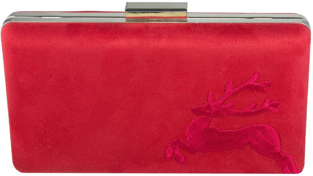 Trachtenland Trachtentasche Clutch mit Hirschstickerei - Abendtasche für Damen von Trachtenland