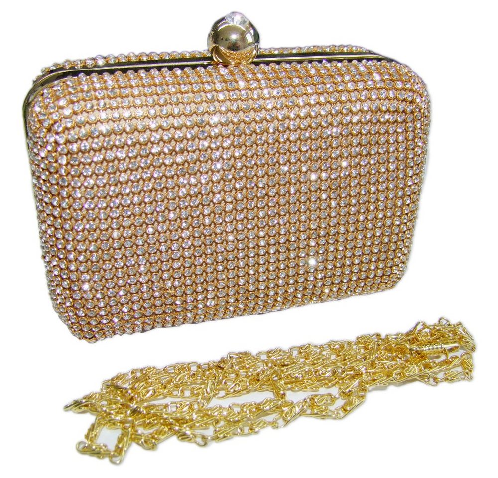 Trachtenland Trachtentasche Elegante Strass Clutch Abendtasche für Damen - Gol von Trachtenland