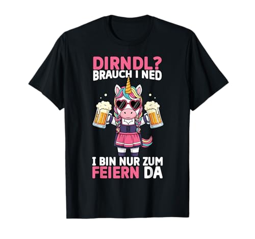 Einhorn Damen Oberteil für Oktoberfest Damen Trachten T-Shirt Einhorn Damen Oberteil für Oktoberfest Damen Trachten T-Shirt von Trachtenshirt Damen Tracht Dirndl für Oktoberfest