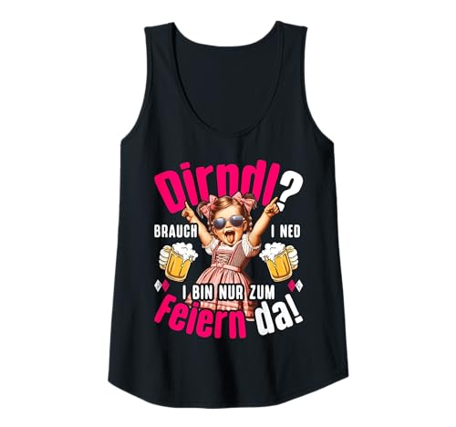 Damen Trachtenshirt Damen Tracht Dirndl Passend für Oktoberfest Tank Top von Trachtenshirt Damen bayrisch als Ersatz Dirndl