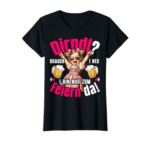 Trachtenshirt Damen Tracht Dirndl Passend für Oktoberfest T-Shirt von Trachtenshirt Damen bayrisch als Ersatz Dirndl