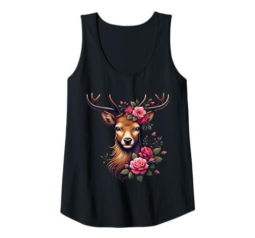 Damen Hirsch T-Shirt Damen Trachtenshirt Dirndl Shirt Trachten Tank Top Damen Hirsch T-Shirt Damen Trachtenshirt Dirndl Shirt Trachten Tank Top von Trachtenshirt Damen mit Hirsch
