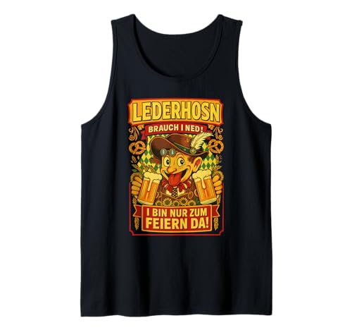 Lederhosen brauch I ned Oktoberfest Trachtenshirt Herren Tank Top Lederhosen brauch I ned Oktoberfest Trachtenshirt Herren Tank Top von Trachtenshirt Herren & Ersatz Lederhose Tshirt