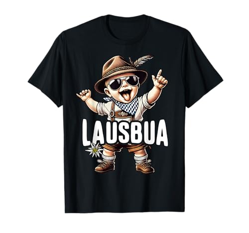 Lausbua T-Shirt Kinder Trachtenshirt Herren Jungen Trachten T-Shirt von Trachtenshirt Kinder Lausbua Shirt Herren