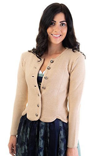 JACKE - TRACHTENJACKE BEIGE (ORIGINAL TRACHTL) Größe 42 von Trachtl.de