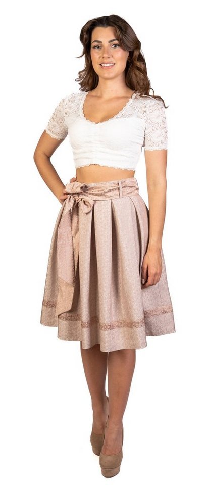Trachtl Trachtenbluse Trachtl DARIA Trachten Damen Dirndlbluse Spitze - Weiß/Creme von Trachtl